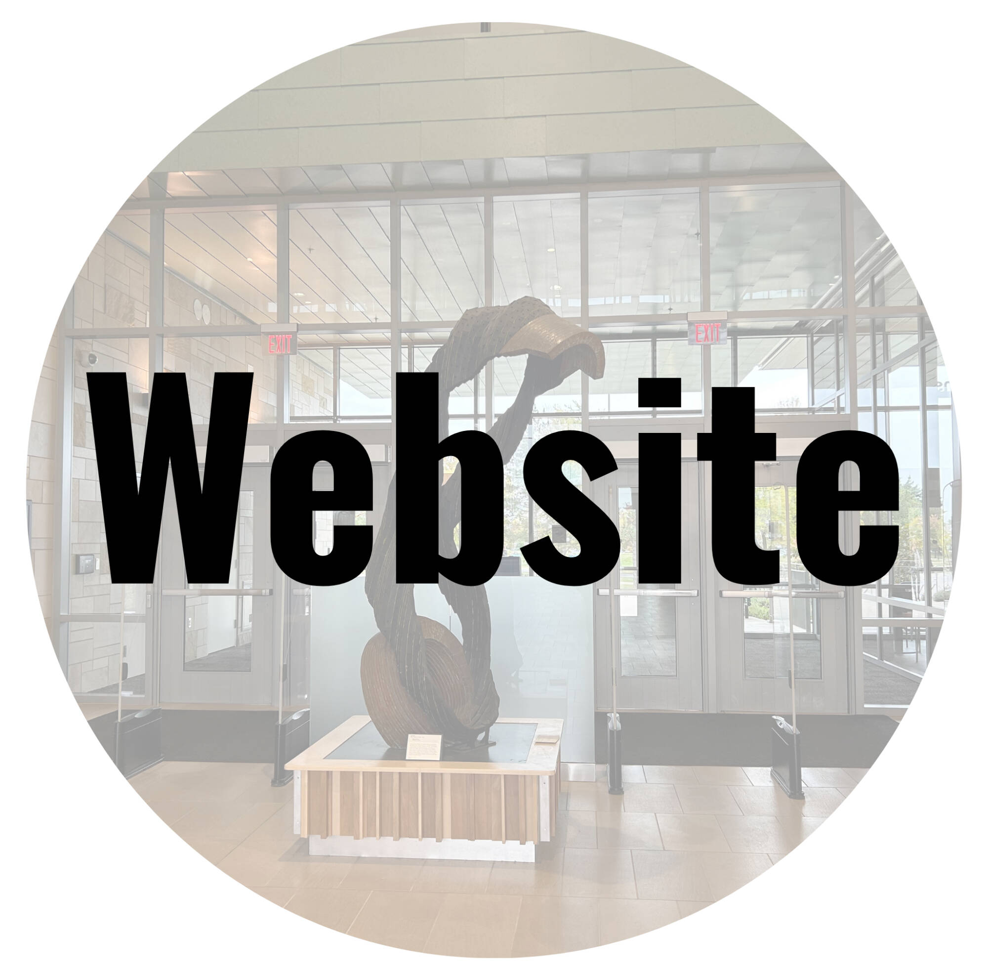 Click to learn more about art in public spaces at GVSU